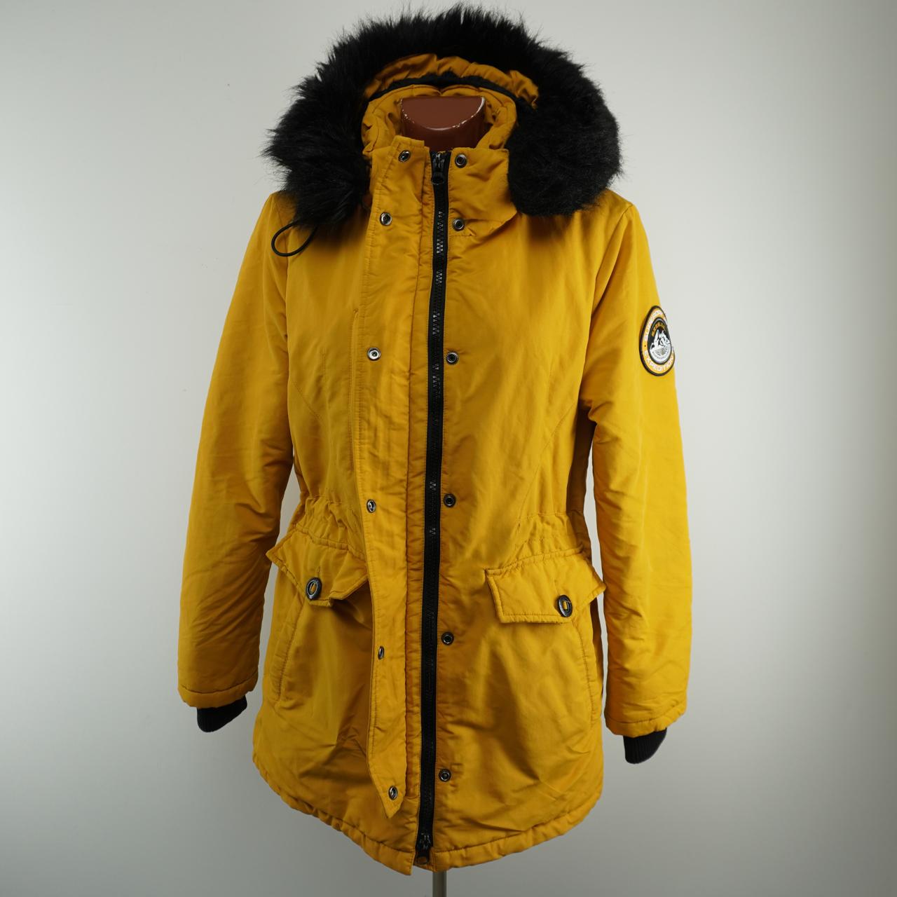 Women's Parka Superdry. Yellow. L. Used. Good