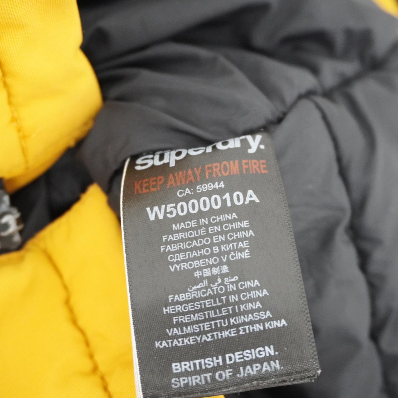 Women's Parka Superdry. Yellow. L. Used. Good