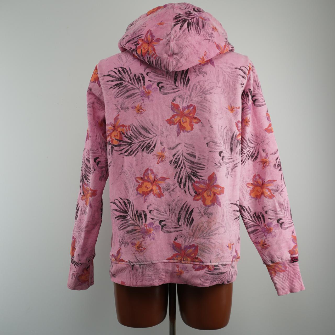 Women's Hoodie Superdry. Pink. L. Used. Satisfactory