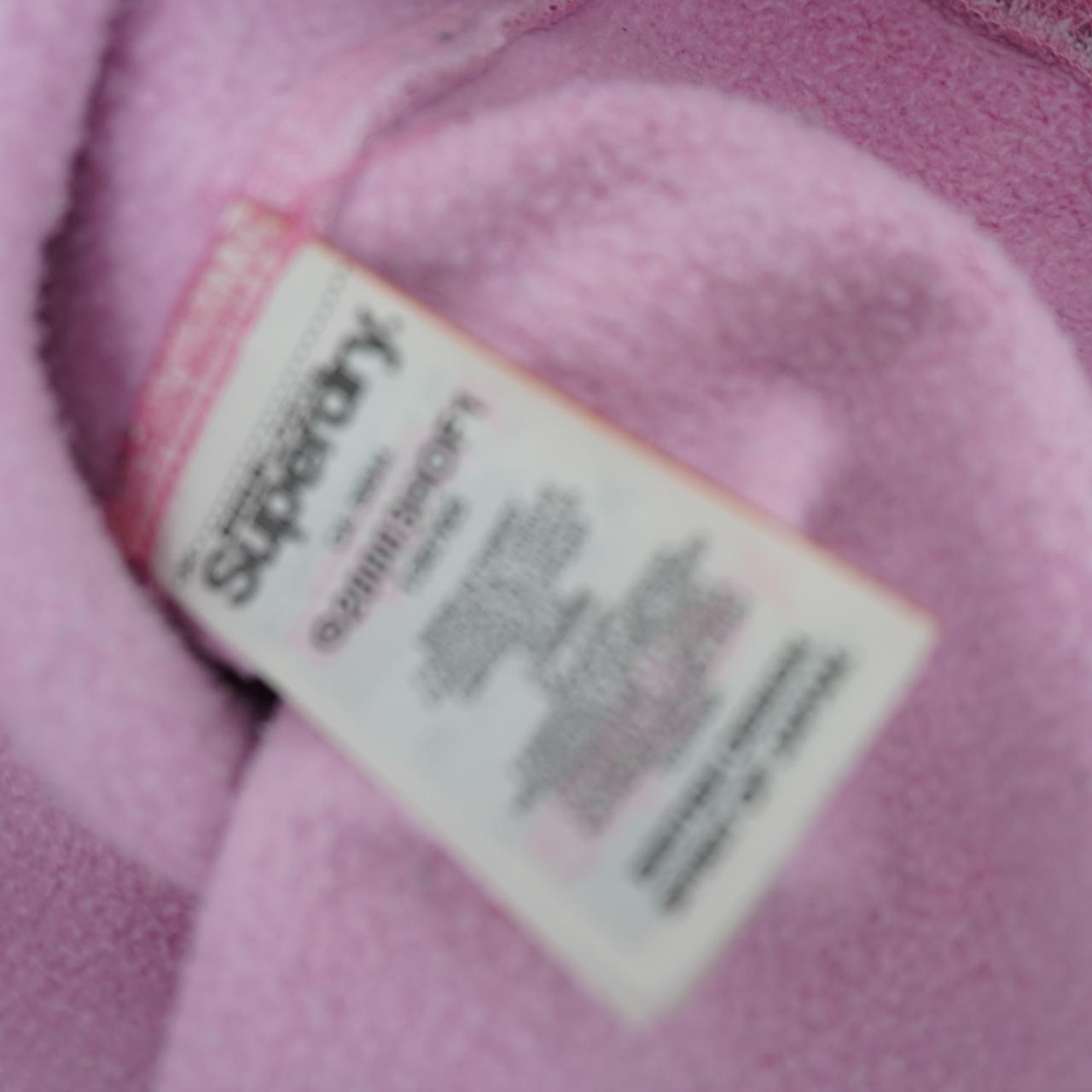 Women's Hoodie Superdry. Pink. L. Used. Satisfactory