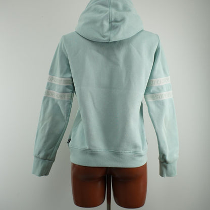 Women's Hoodie Superdry. Blue. L. Used. Satisfactory