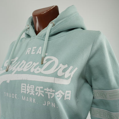 Women's Hoodie Superdry. Blue. L. Used. Satisfactory