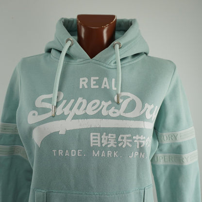 Women's Hoodie Superdry. Blue. L. Used. Satisfactory