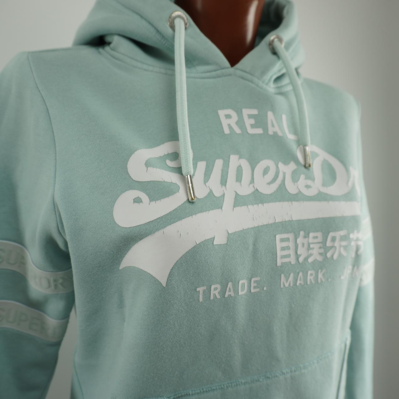 Women's Hoodie Superdry. Blue. L. Used. Satisfactory