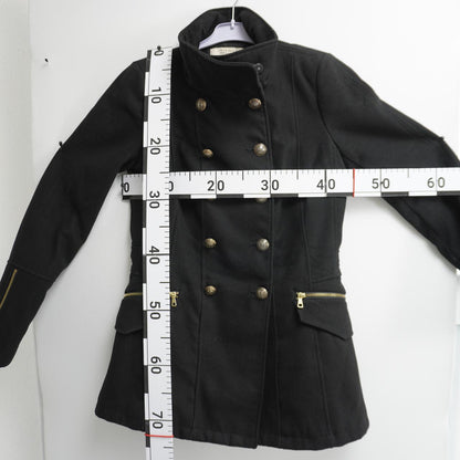 Women's Coat Zara. Black. S. Used. Good