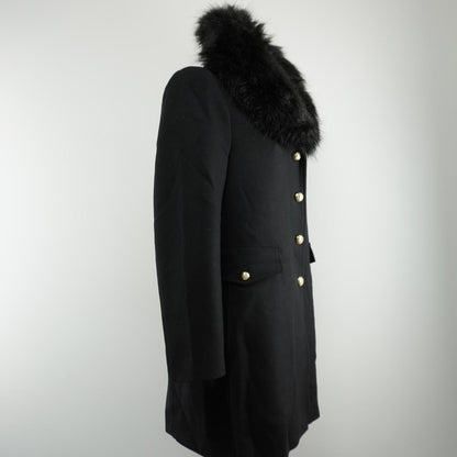 Women's Coat Zara. Black. L. Used. Good