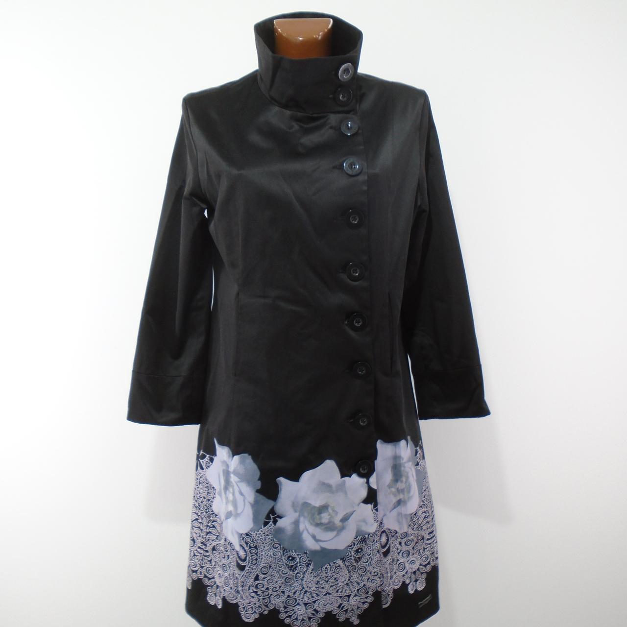 Women's Coat Desigual. Black. L. Used. Good