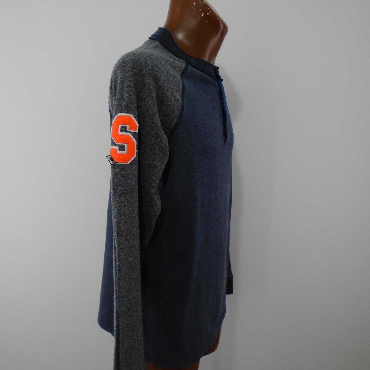 Men's Sweatshirt Superdry. Blue. L. Used. Good