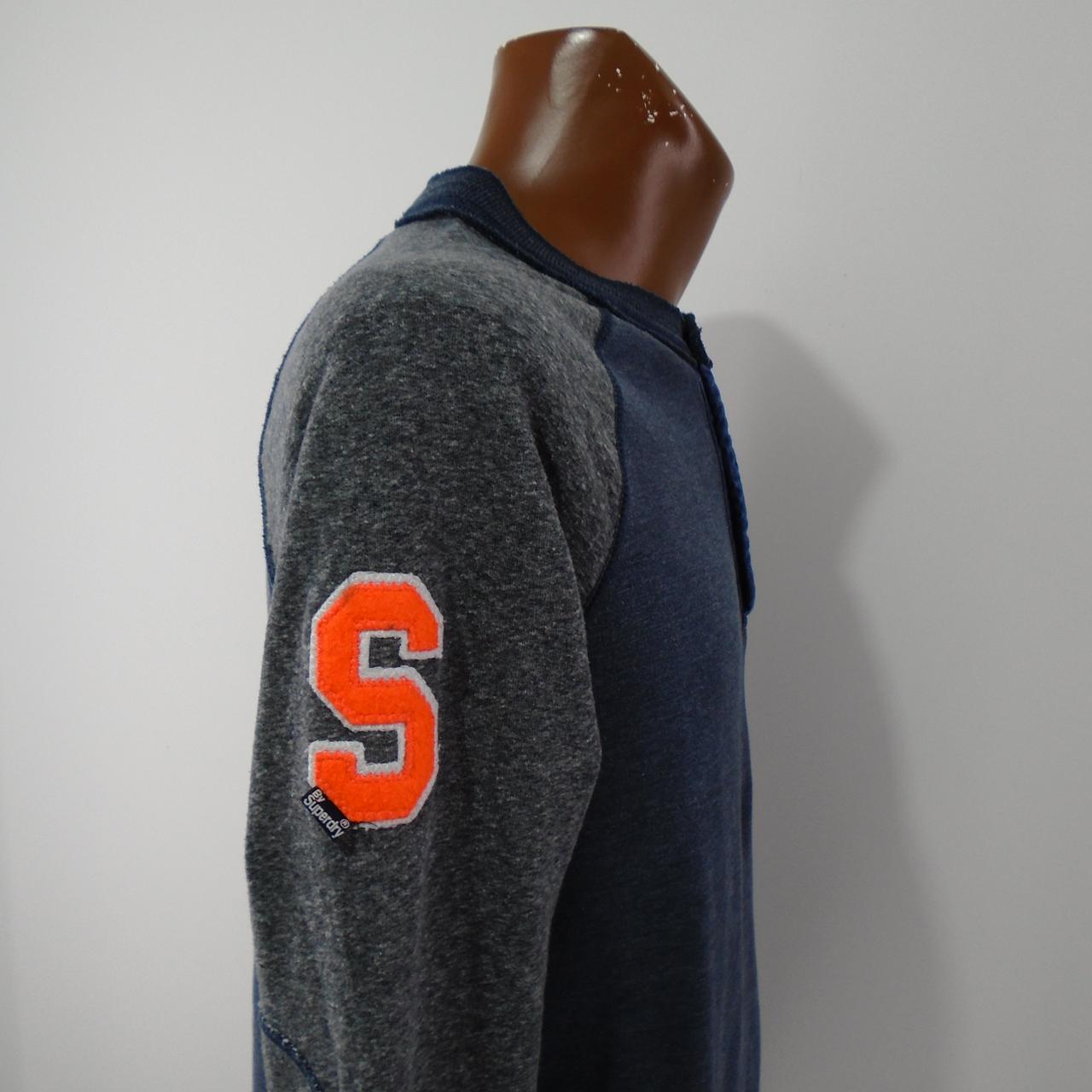 Men's Sweatshirt Superdry. Blue. L. Used. Good