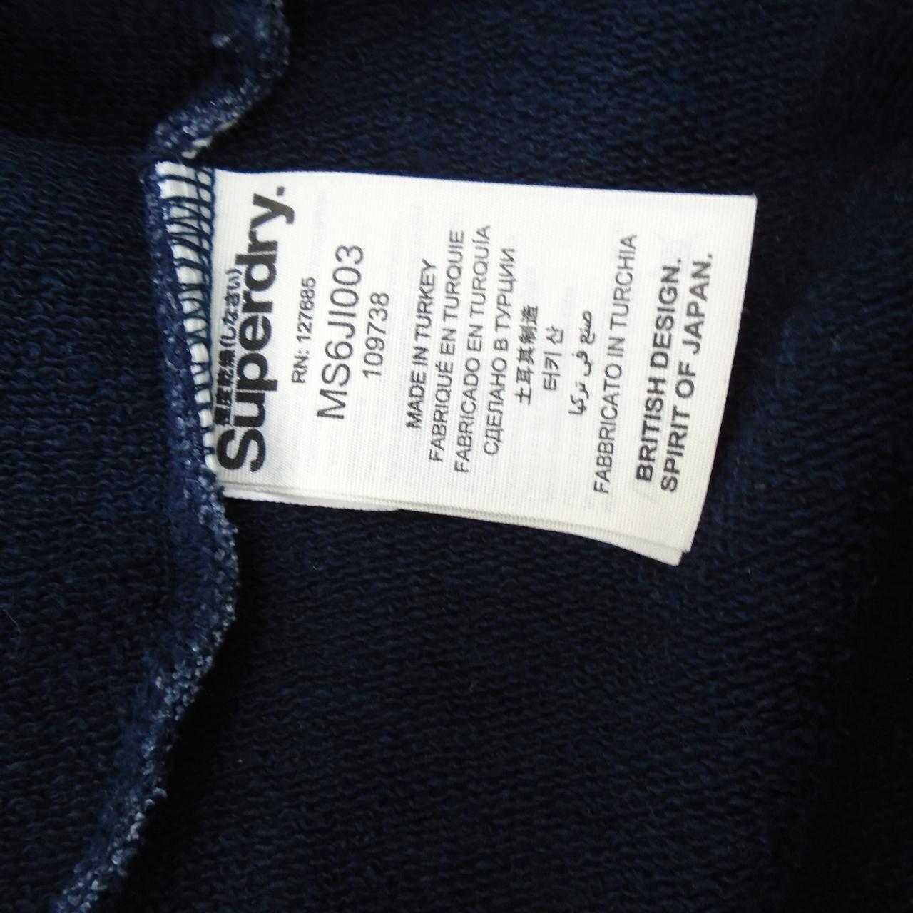 Men's Sweatshirt Superdry. Blue. L. Used. Good