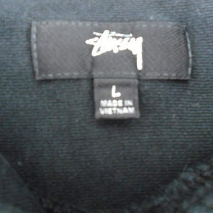 Sudadera con capucha de mujer stussy. Negro. L. Usado. Bien