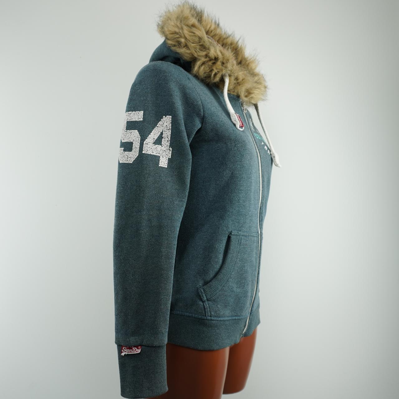 Women's Hoodie Superdry. Grey. M. Used. Good