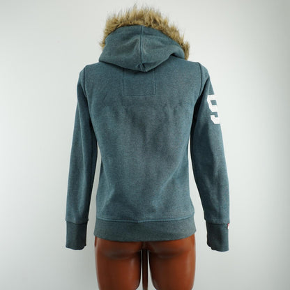 Women's Hoodie Superdry. Grey. M. Used. Good