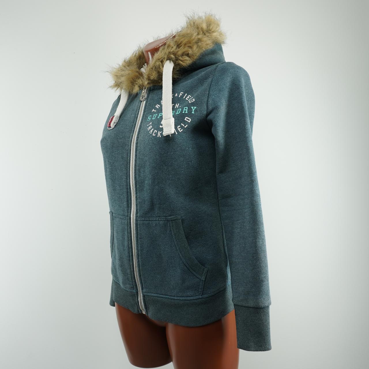 Women's Hoodie Superdry. Grey. M. Used. Good