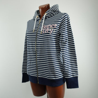 Women's Hoodie Superdry. Dark blue. XL. Used. Good