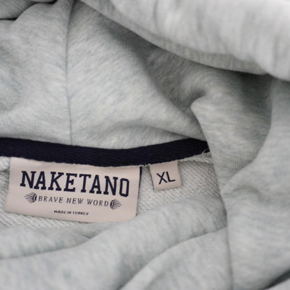 Women's Hoodie Naketano. Grey. XL. Used. Good