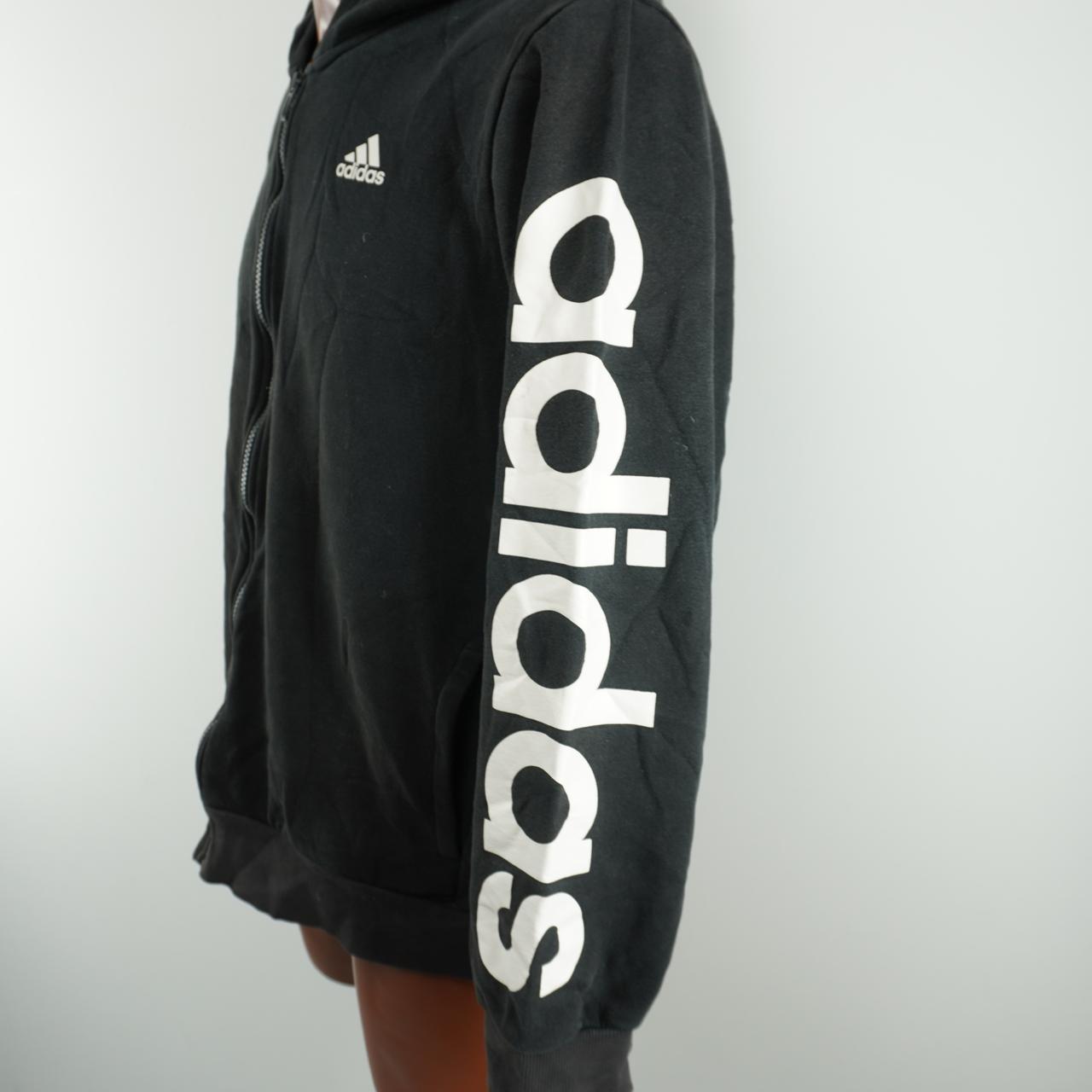 Men's Hoodie Adidas. Black. XL. Used. Good