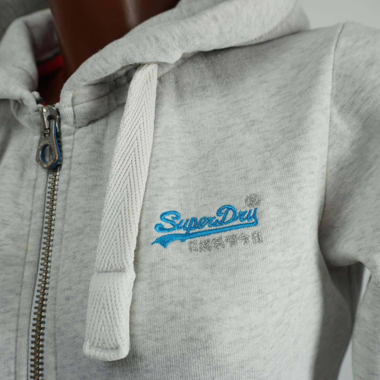 Superdry Kapuzenpullover für Damen. Grau. XS. Gebraucht. Gut