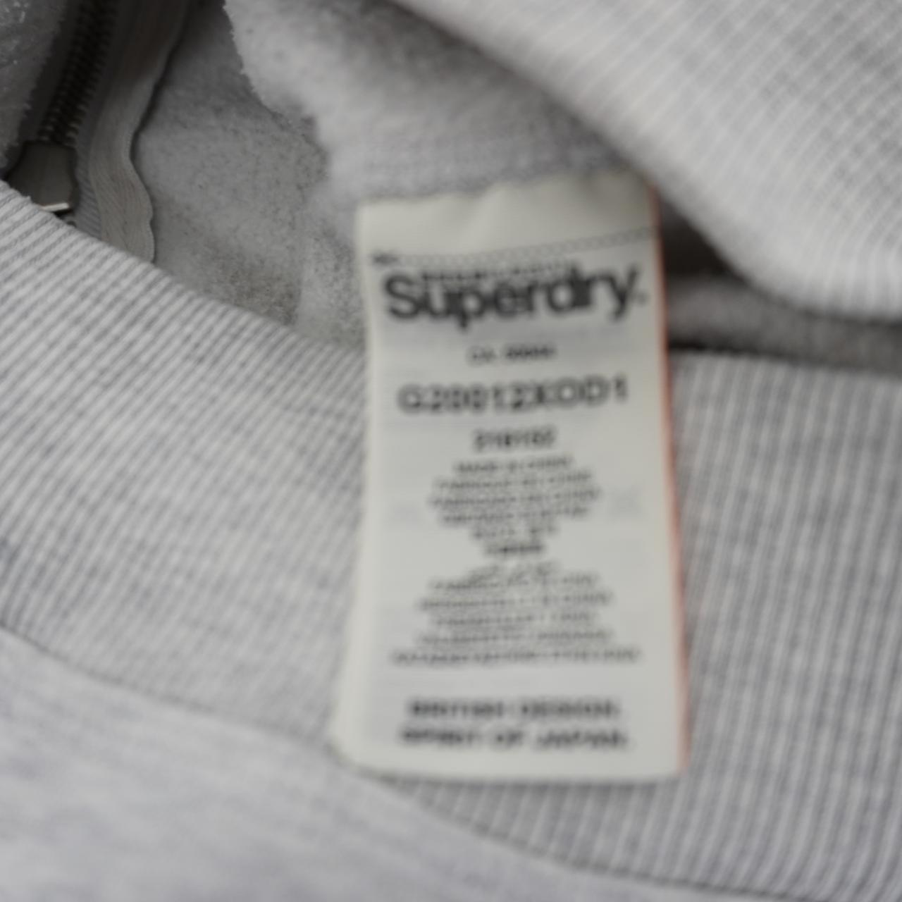 Superdry Kapuzenpullover für Damen. Grau. XS. Gebraucht. Gut