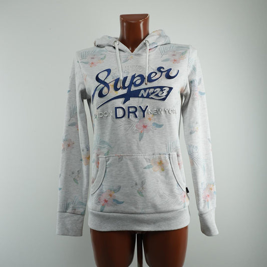 Women's Hoodie Superdry. Grey. M. Used. Good