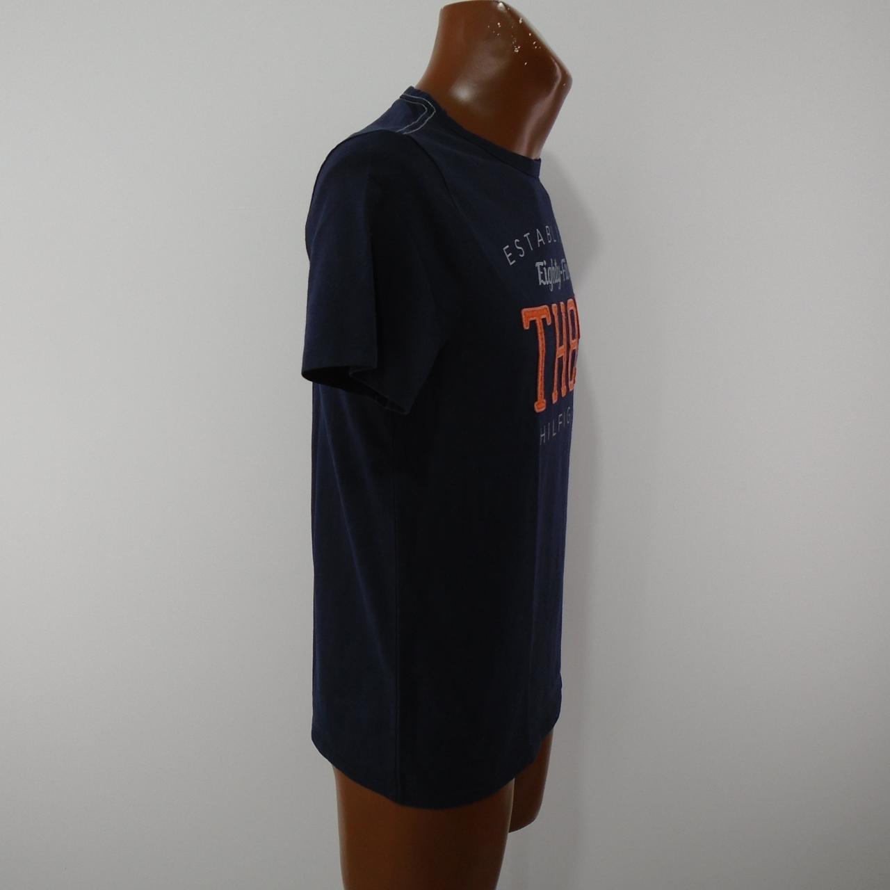 Men's T-Shirt Tommy Hilfiger. Dark blue. S. Used. Good