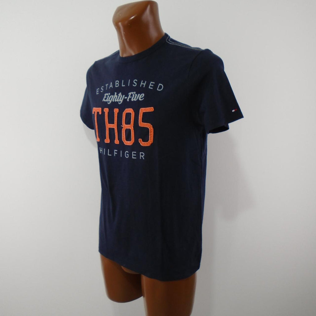Men's T-Shirt Tommy Hilfiger. Dark blue. S. Used. Good
