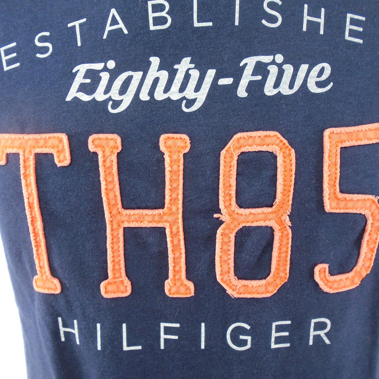 Men's T-Shirt Tommy Hilfiger. Dark blue. S. Used. Good