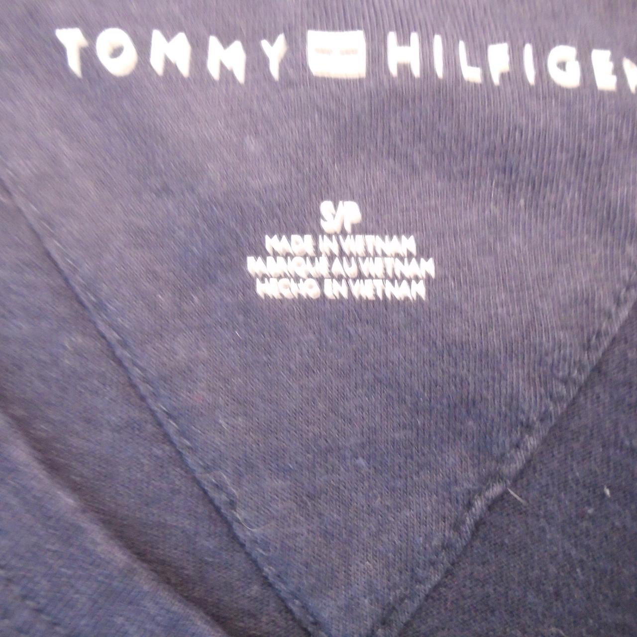 Men's T-Shirt Tommy Hilfiger. Dark blue. S. Used. Good