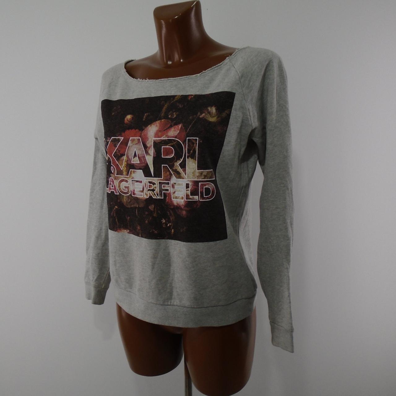 Women's Sweatshirt Karl Lagerfeld. Grey. S. Used. Good