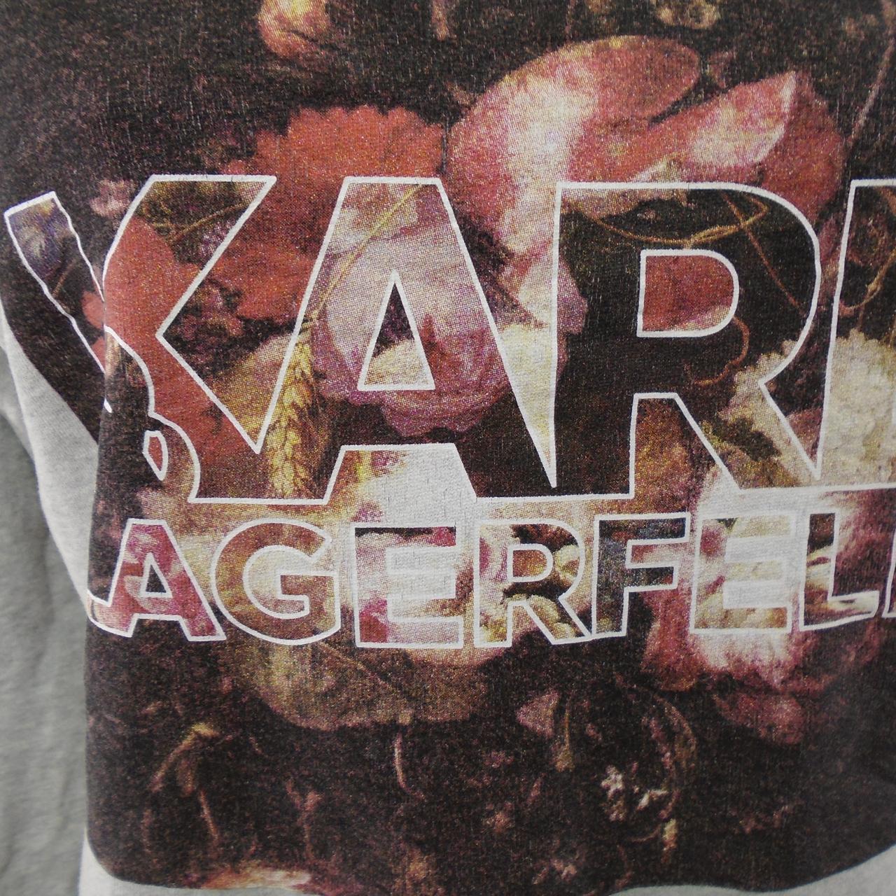 Women's Sweatshirt Karl Lagerfeld. Grey. S. Used. Good