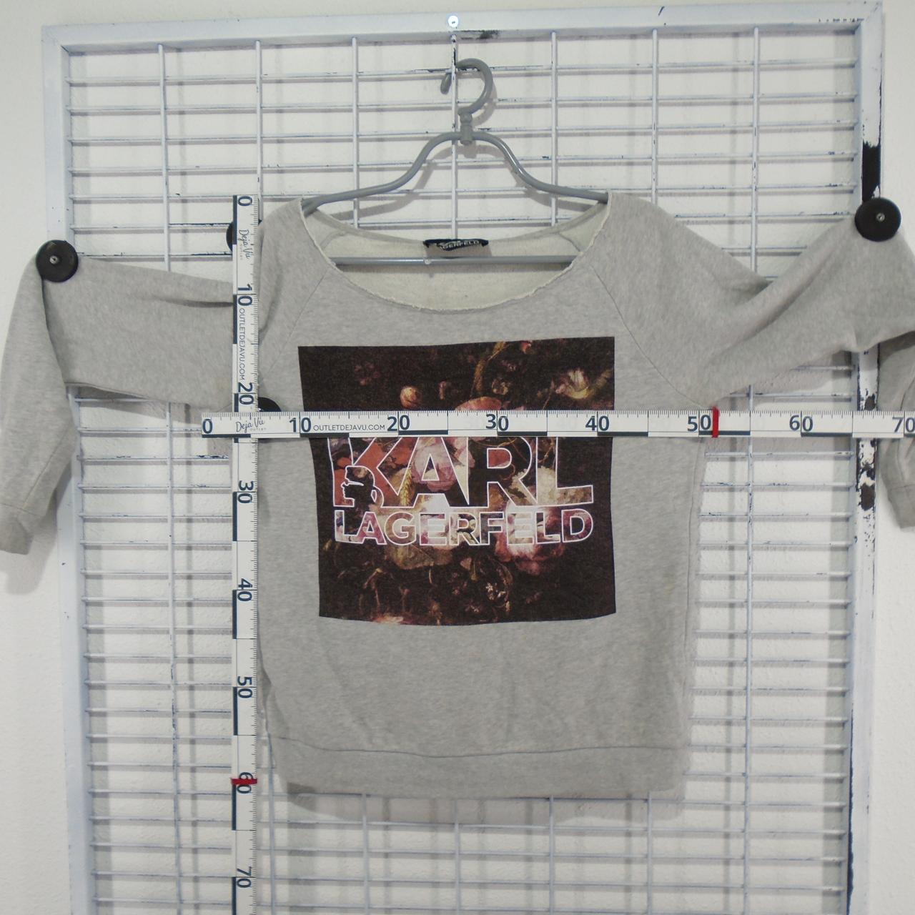 Women's Sweatshirt Karl Lagerfeld. Grey. S. Used. Good