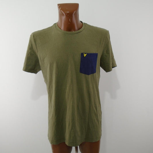 Men's T-Shirt Lyle& Scott. Khaki. XL. Used. Good