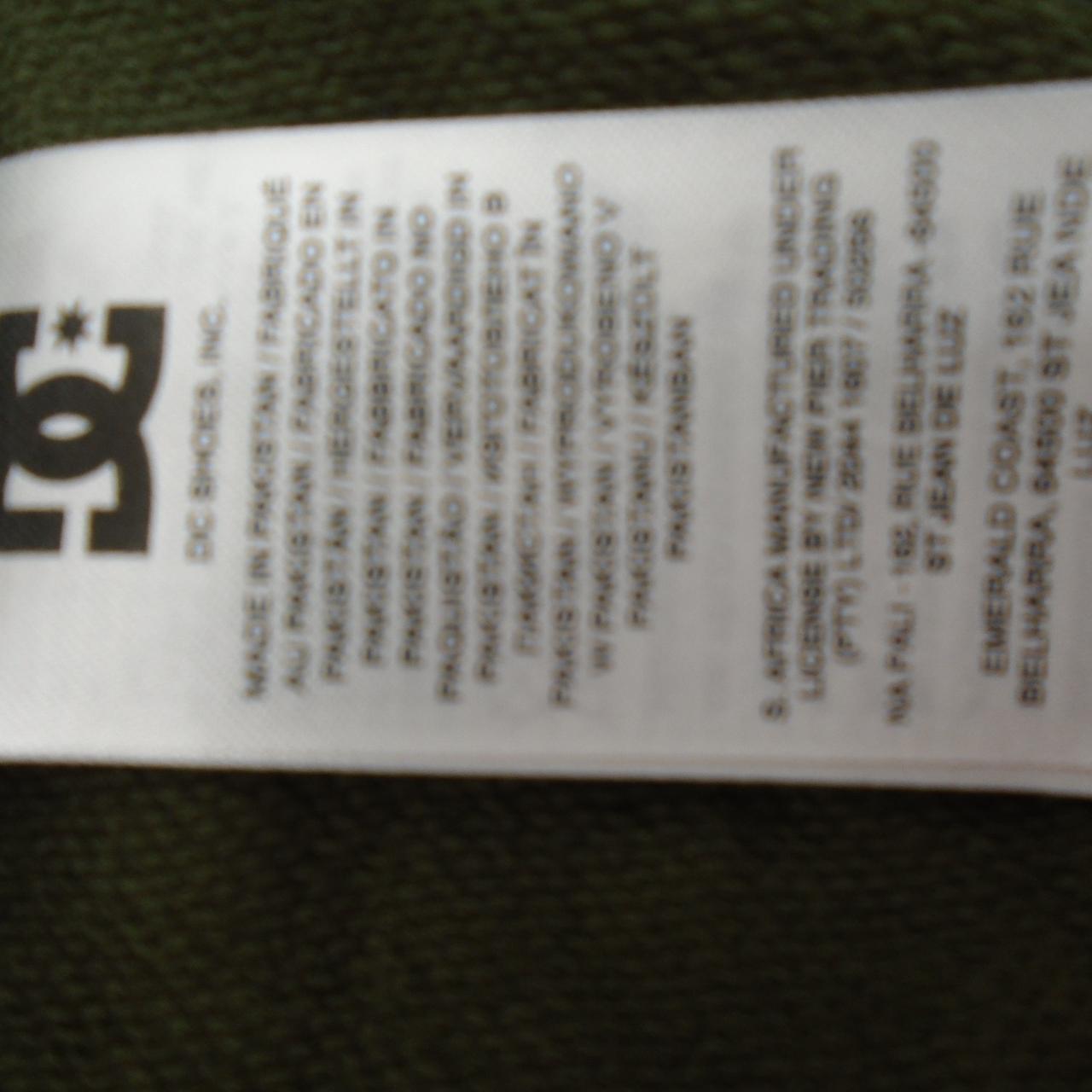 Men's Hoodie DC Shoes. Khaki. M. Used. Good