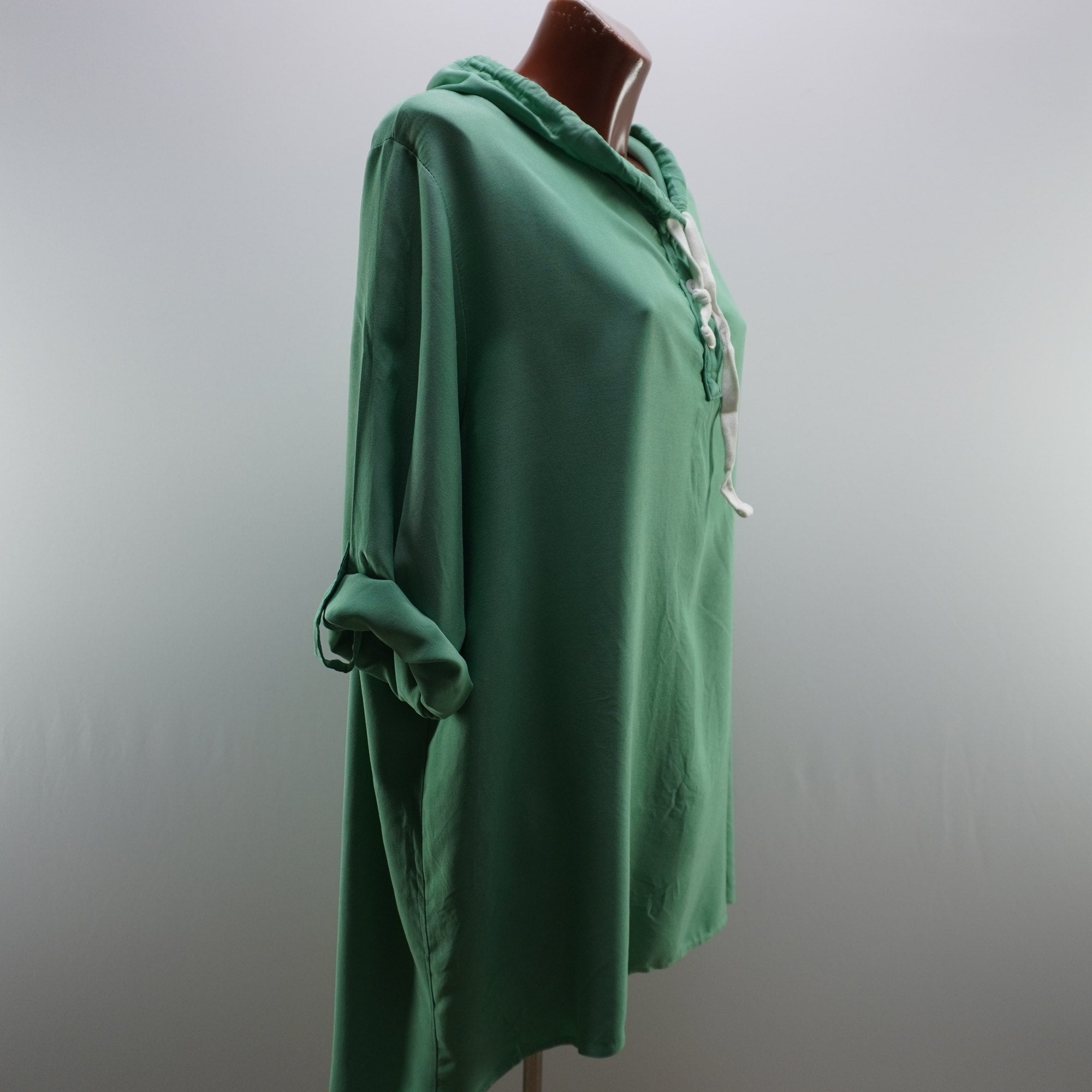 Camiseta de Manga Corta Italian Style para Mujer Usada - XXL, Algodón