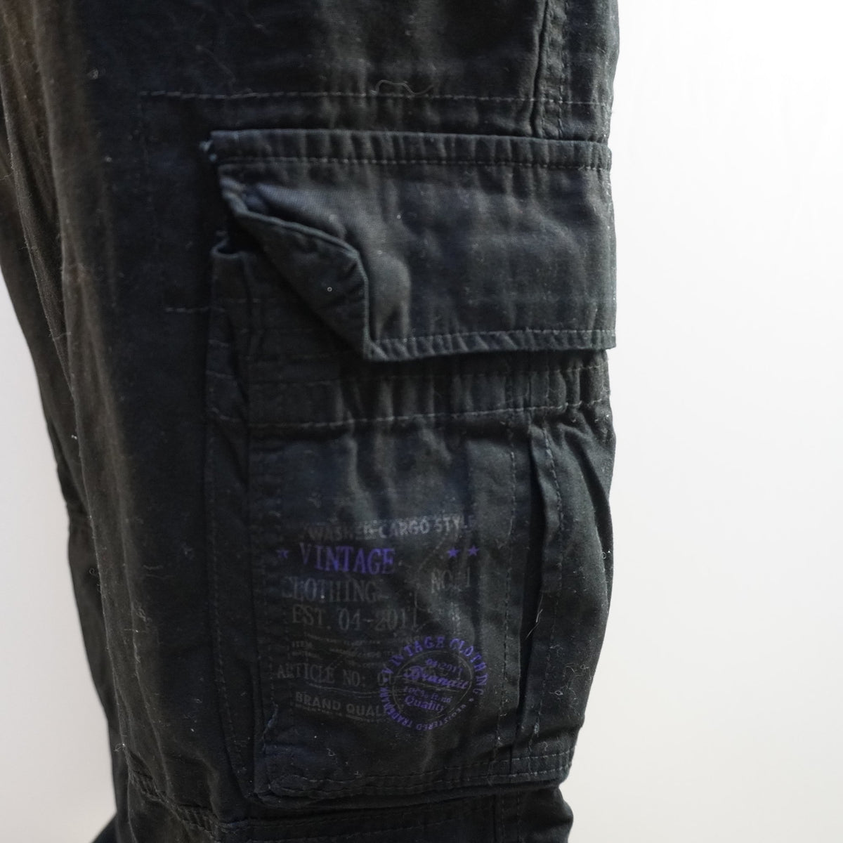 Pantalones Cargo Brandt para Hombre Usados - Negros, XXXL