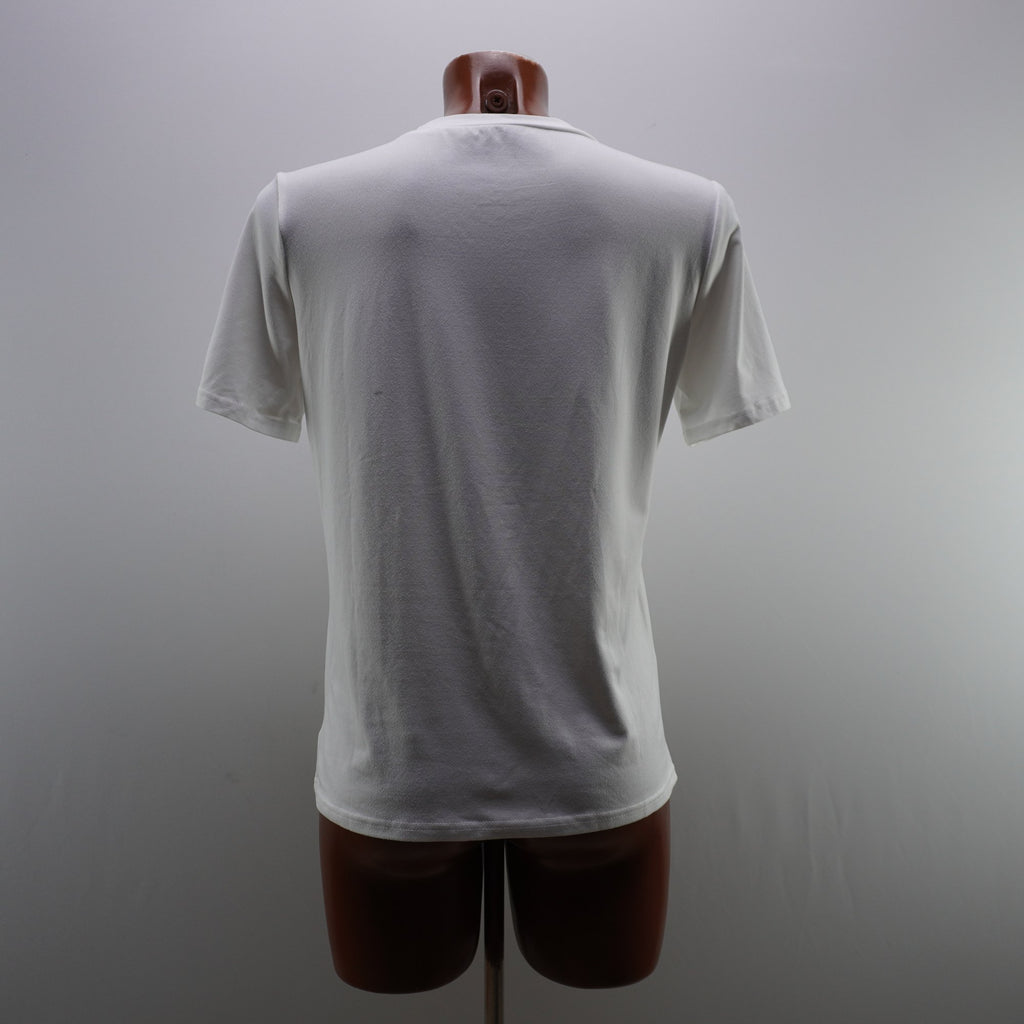 Camiseta de Manga Corta Italian Style para Mujer Usada - Blanca, S