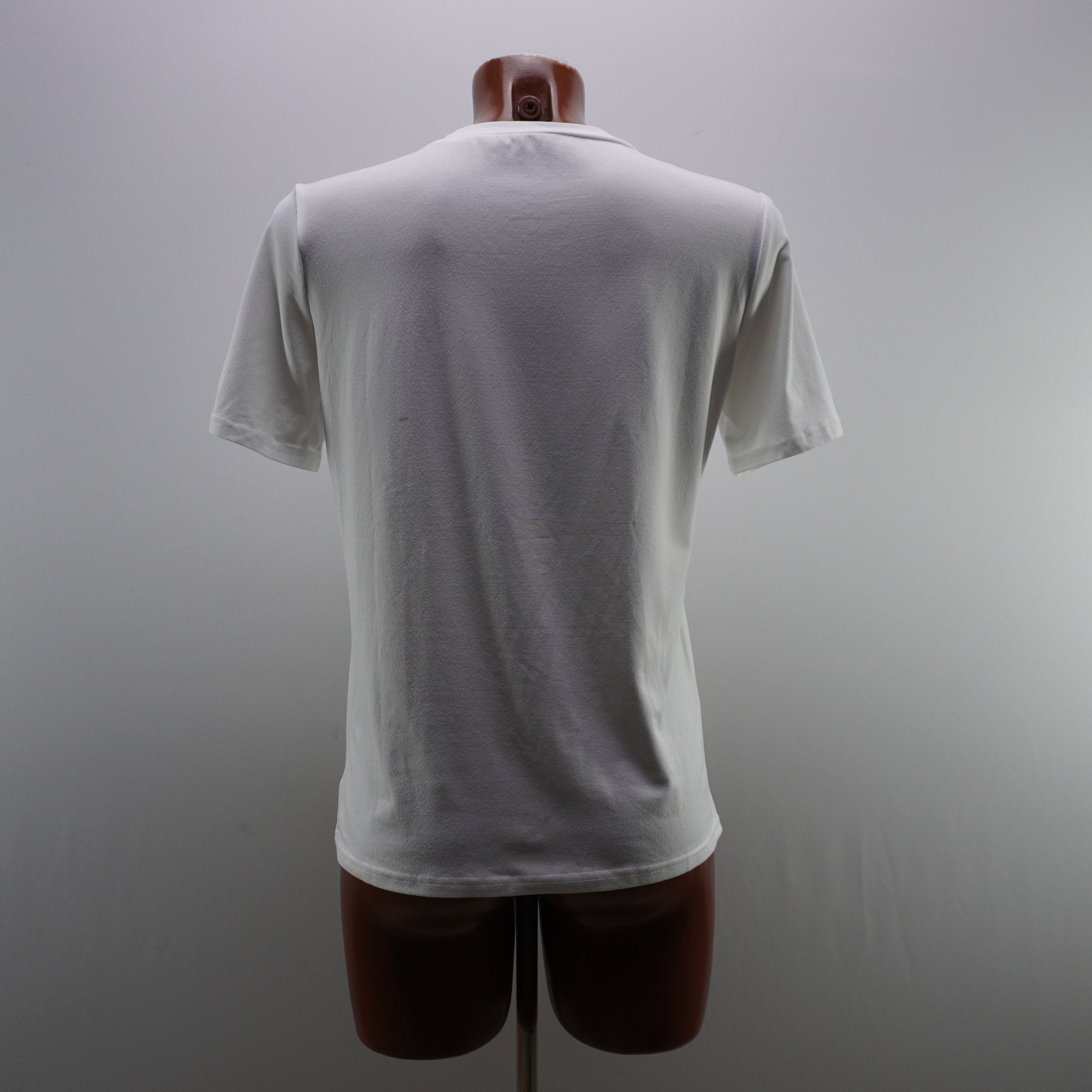 Camiseta de Manga Corta Italian Style para Mujer Usada - Blanca, S