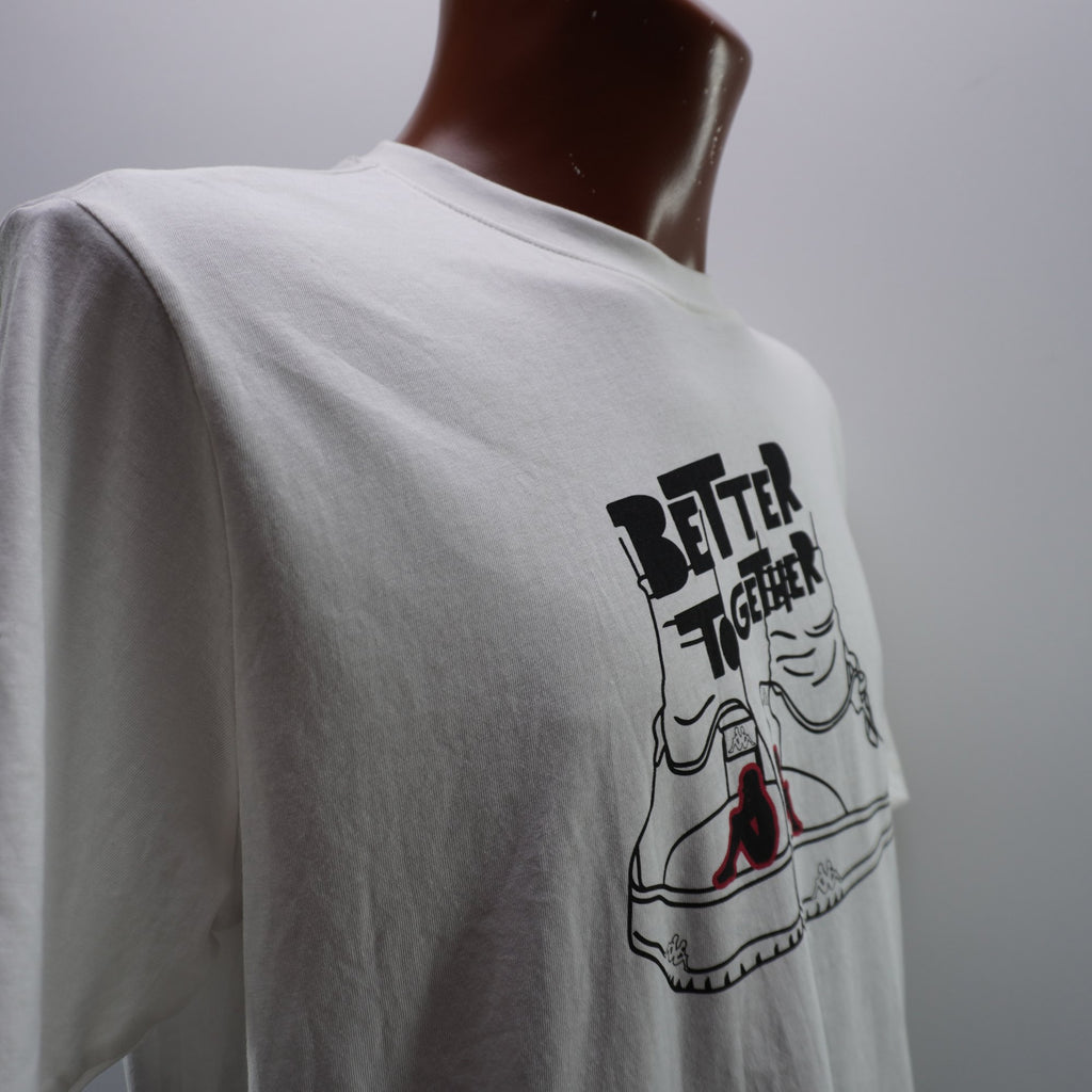 Camiseta Kappa para Hombre Usada - Blanca, XL