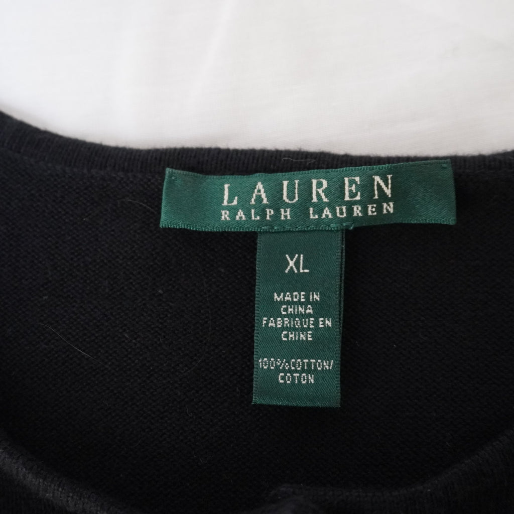 Cárdigan Ralph Lauren para Mujer Usado - Negro, XL