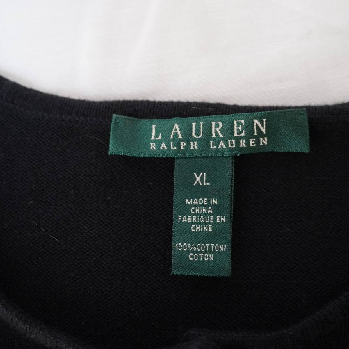 Cárdigan Ralph Lauren para Mujer Usado - Negro, XL