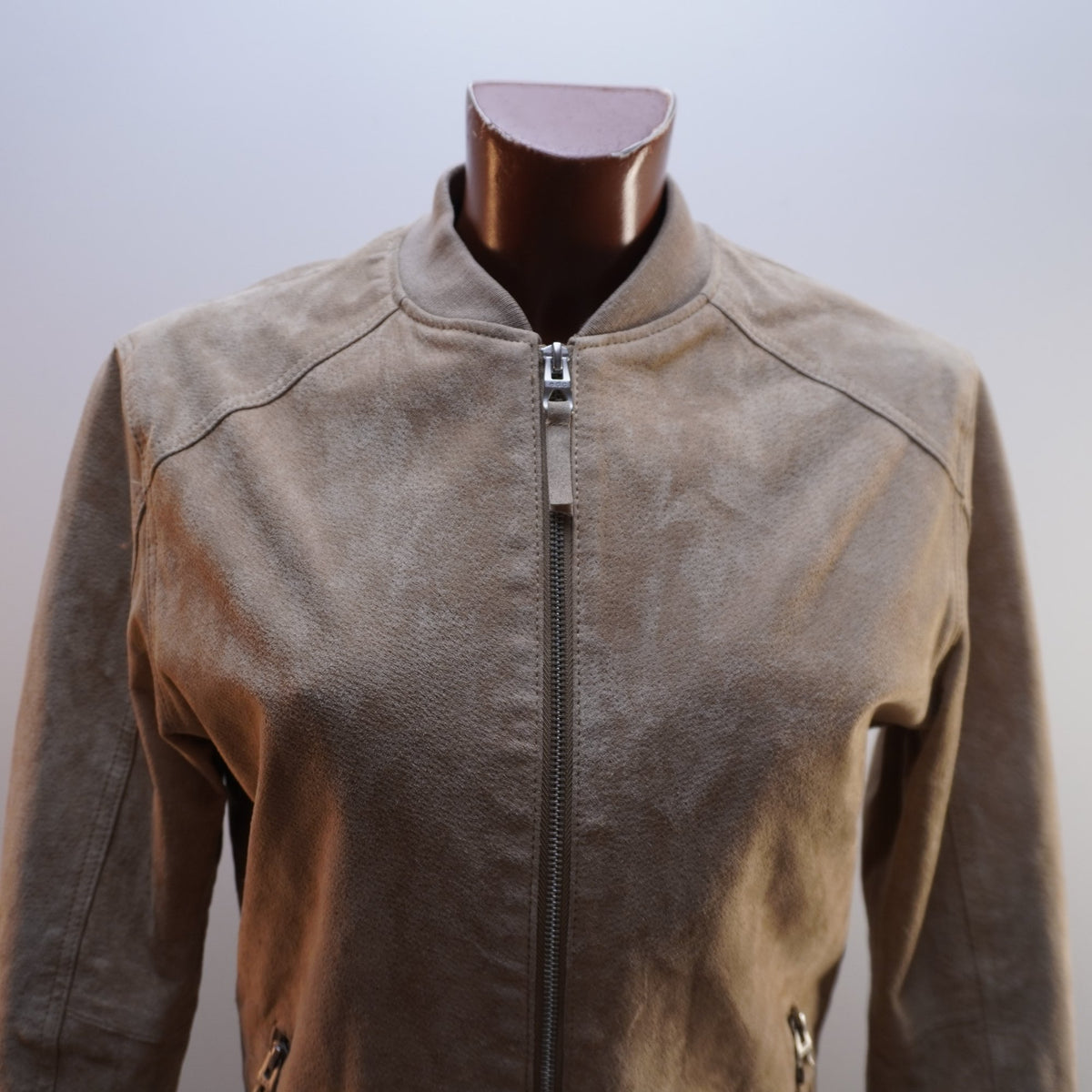 Chaqueta Bomber EDC para Mujer Usada - Beige, S