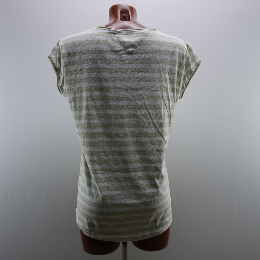 Camiseta de Manga Corta Tommy Hilfiger para Mujer Usada - Verde, L