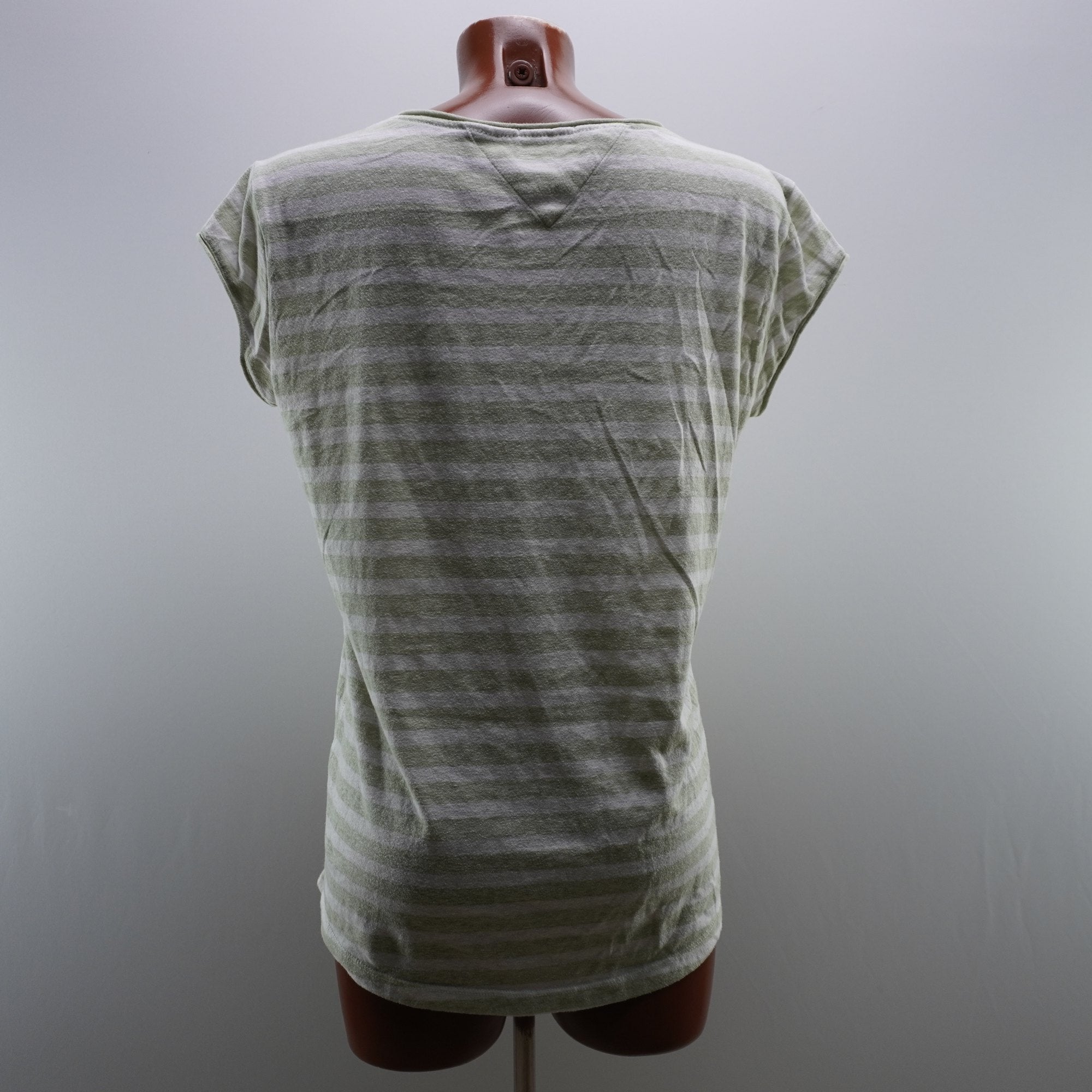 Camiseta de Manga Corta Tommy Hilfiger para Mujer Usada - Verde, L