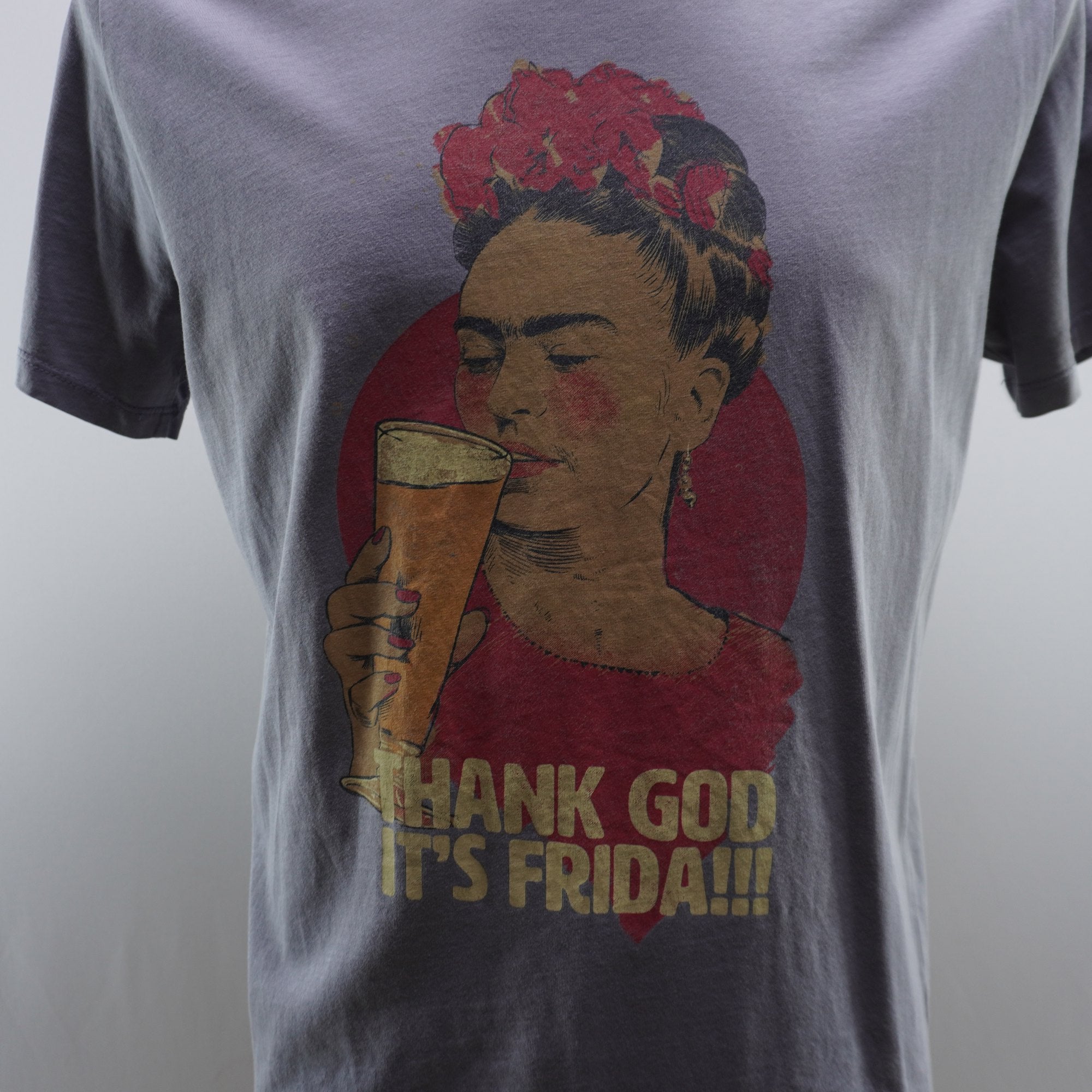 Camiseta de Manga Corta Wituka para Hombre Usada - Gris, L