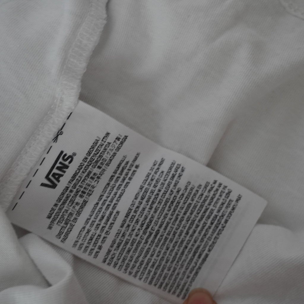 Camiseta Vans para Mujer Usada - Blanca, M