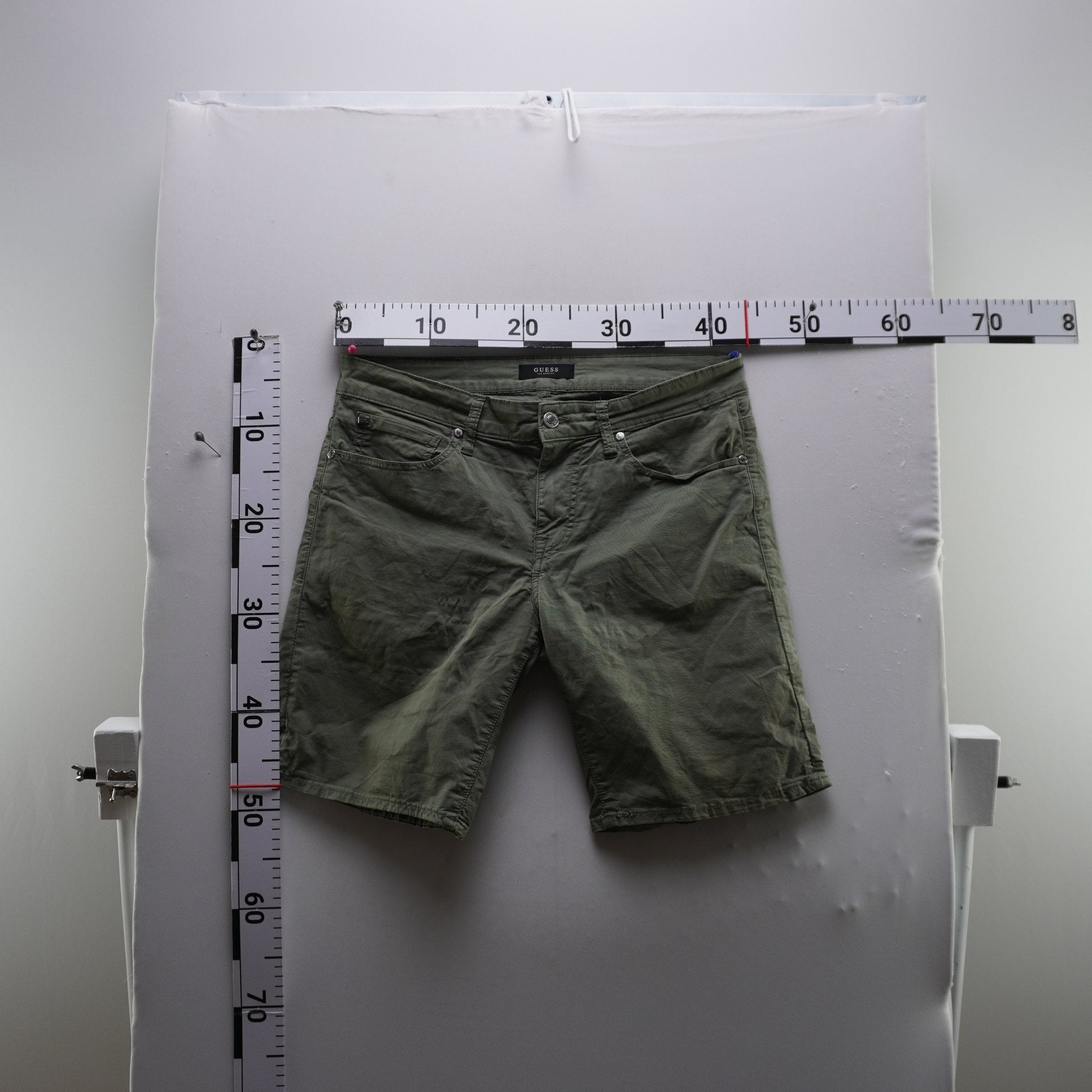 Pantalones Cortos Vaqueros Guess para Hombre Usados - Verde, M