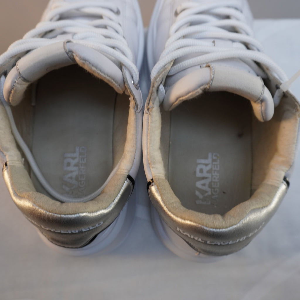 Zapatillas Karl Lagerfeld para Mujer Usadas - Blancas, Talla 36