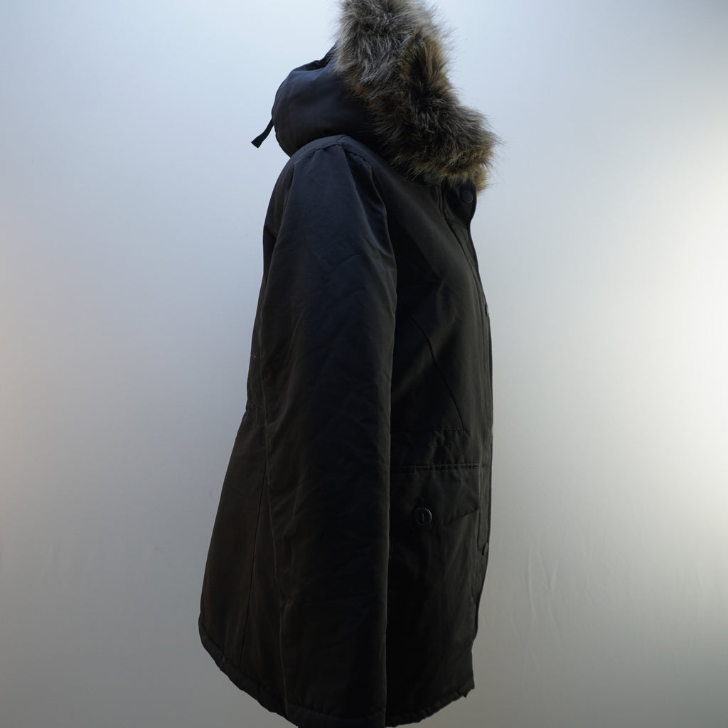 Parka Superdry para Mujer Usada - Negra, XL