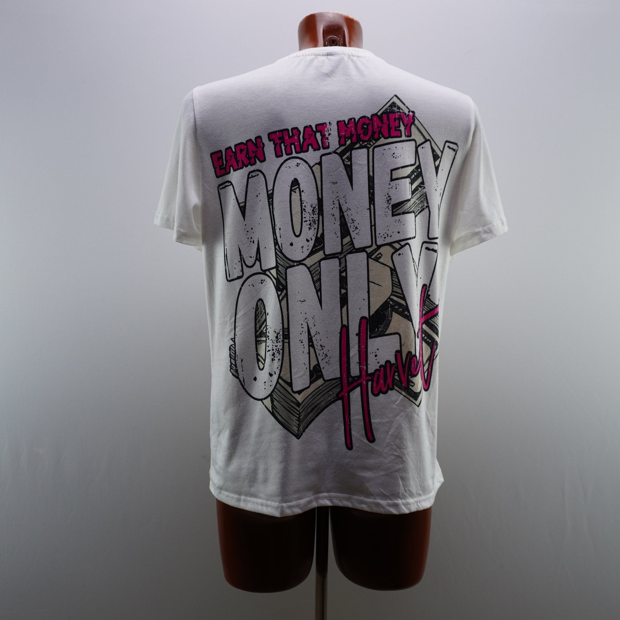 Camiseta de Manga Corta Italian Style para Mujer - Multicolor, M, Usada en Muy Buen Estado
