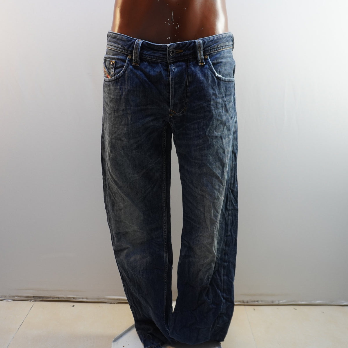 Vaqueros Diesel para Hombre Usados - Azul Marino, M